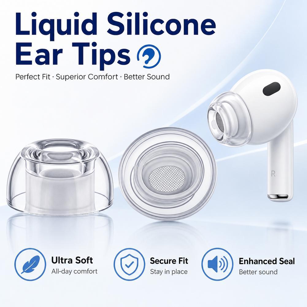 Silicone Eartips For Apple Air - Earphone Foam Tip ulasan dan harga