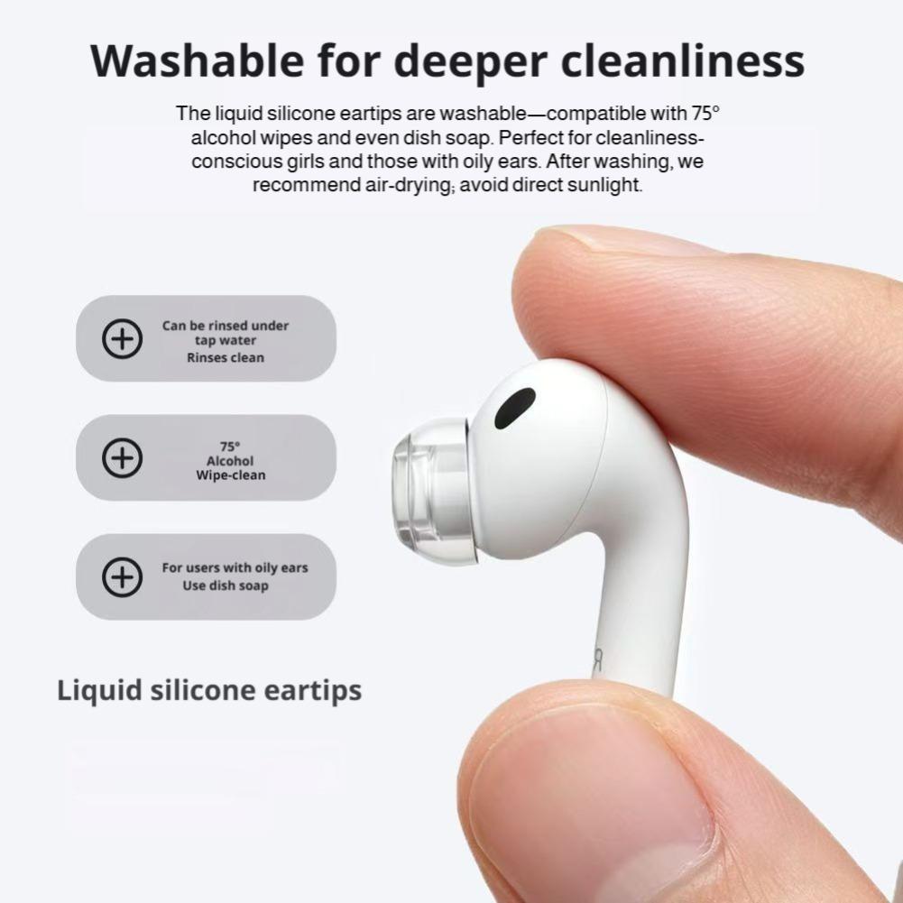 Silicone Eartips For Apple Air - Earphone Foam Tip ulasan dan harga