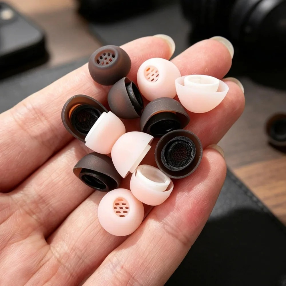 1Box 3Pairs Silicone Ear Plugs - Silicone Ear Tip Replacement ulasan dan harga