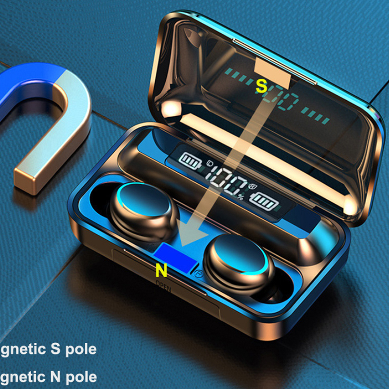 2026 F9 Wireless Earphones LED - Wireless Earbuds Tws ulasan dan harga