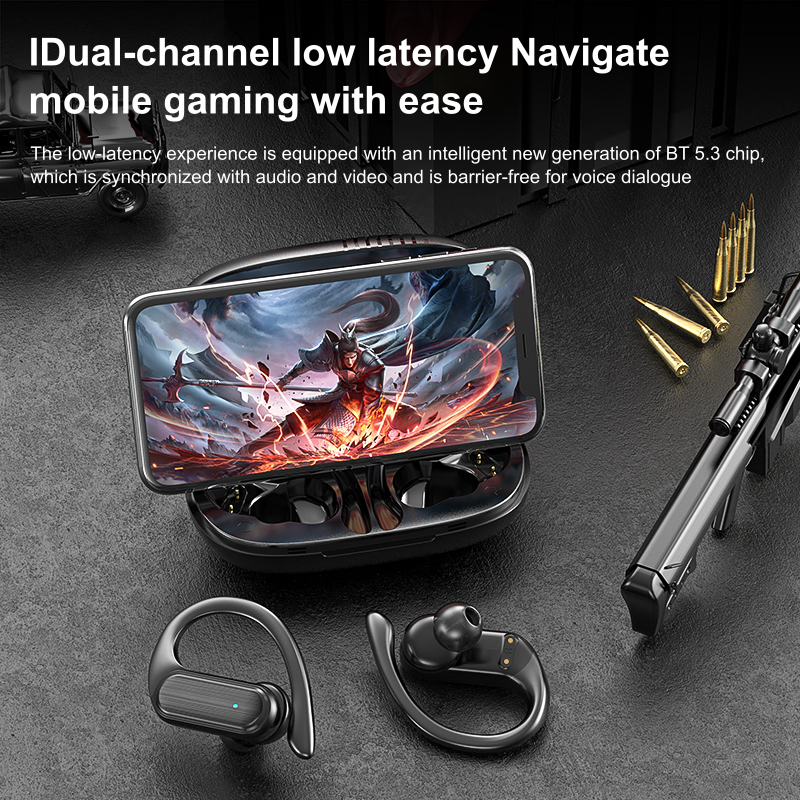 BOSECXT Wireless Earphones Blu - Earbuds Charging Case ulasan dan harga