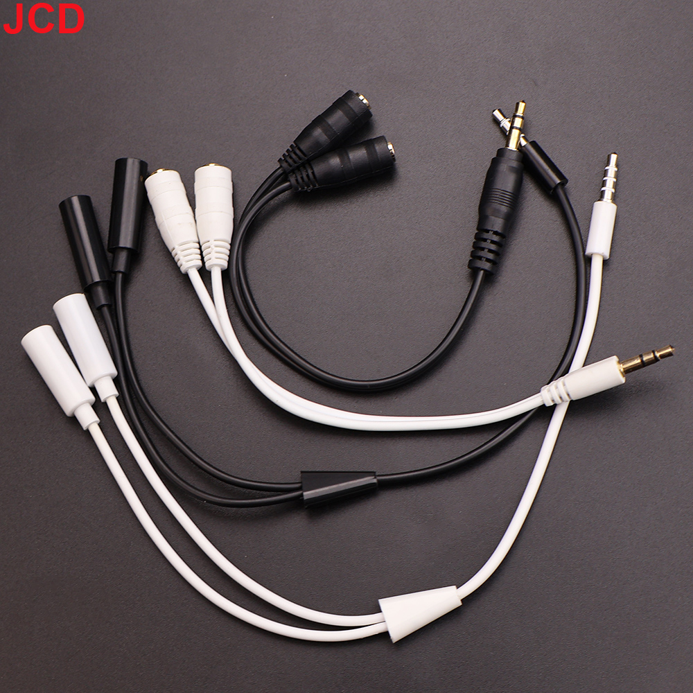 JCD 1Male to 2 Dual Female Y S - Earphone Splitter Jack ulasan dan harga