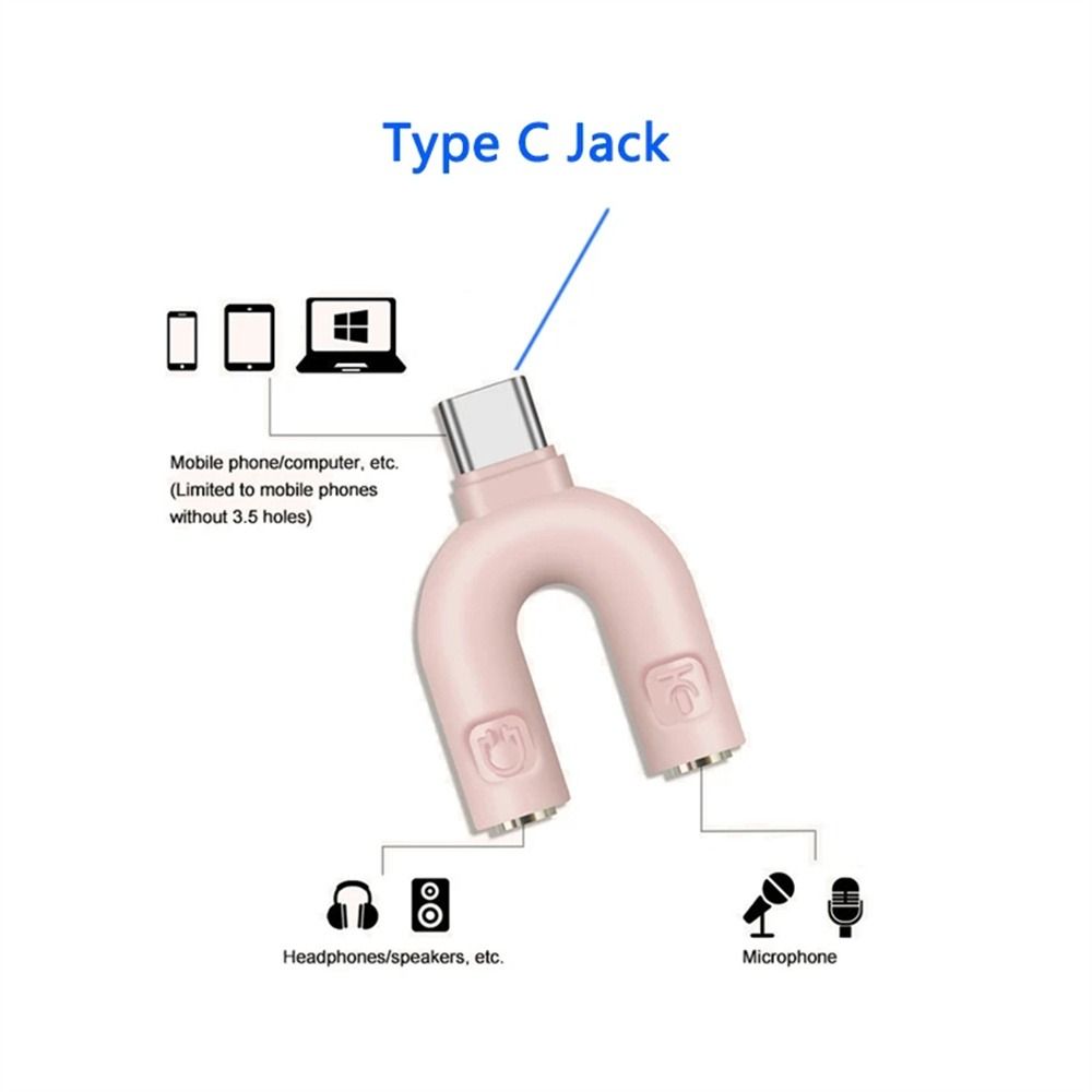 Adapter Microphone  Connector  - Earphone Splitter Jack ulasan dan harga