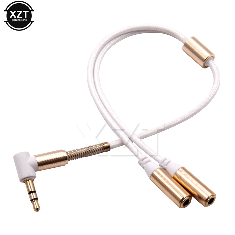 3.5mm 1 To 2 Audio Aux Y Split - Cable Extension 3.5 ulasan dan harga