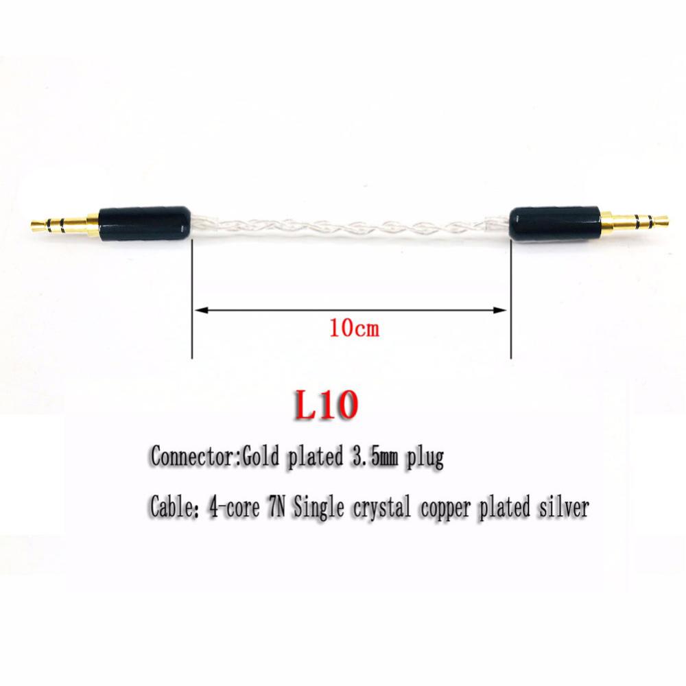 TOP-HiFi 10cm Silver Plated 3. - Cable Extension 3.5 ulasan dan harga