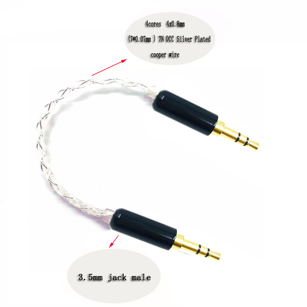 TOP-HiFi 10cm Silver Plated 3. - Cable Extension 3.5 ulasan dan harga