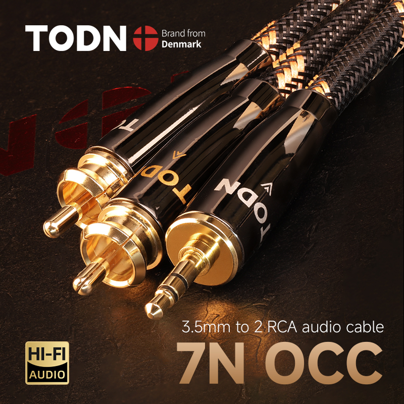 TODN RCA Cable HiFi Stereo 3.5 - Cable Extension 3.5 ulasan dan harga