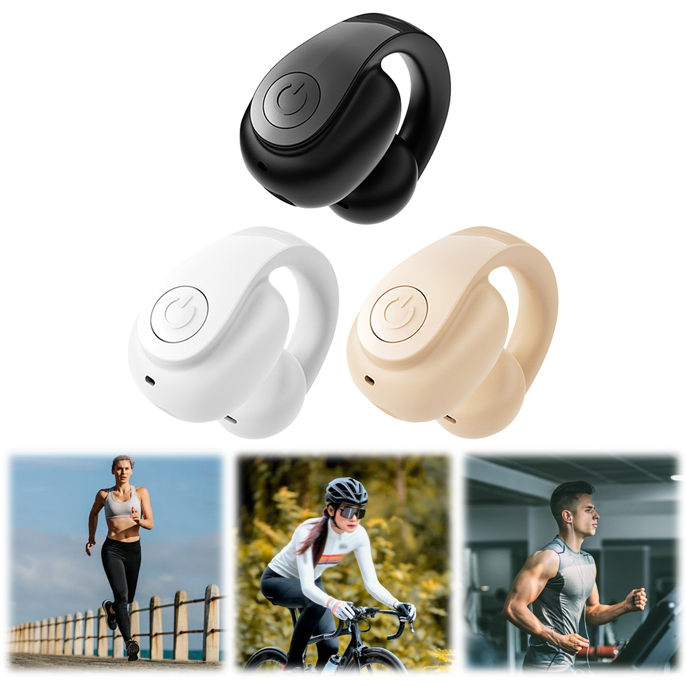 Wireless Ear Clip On Earphone  - Bluetooth Headset On Ear ulasan dan harga