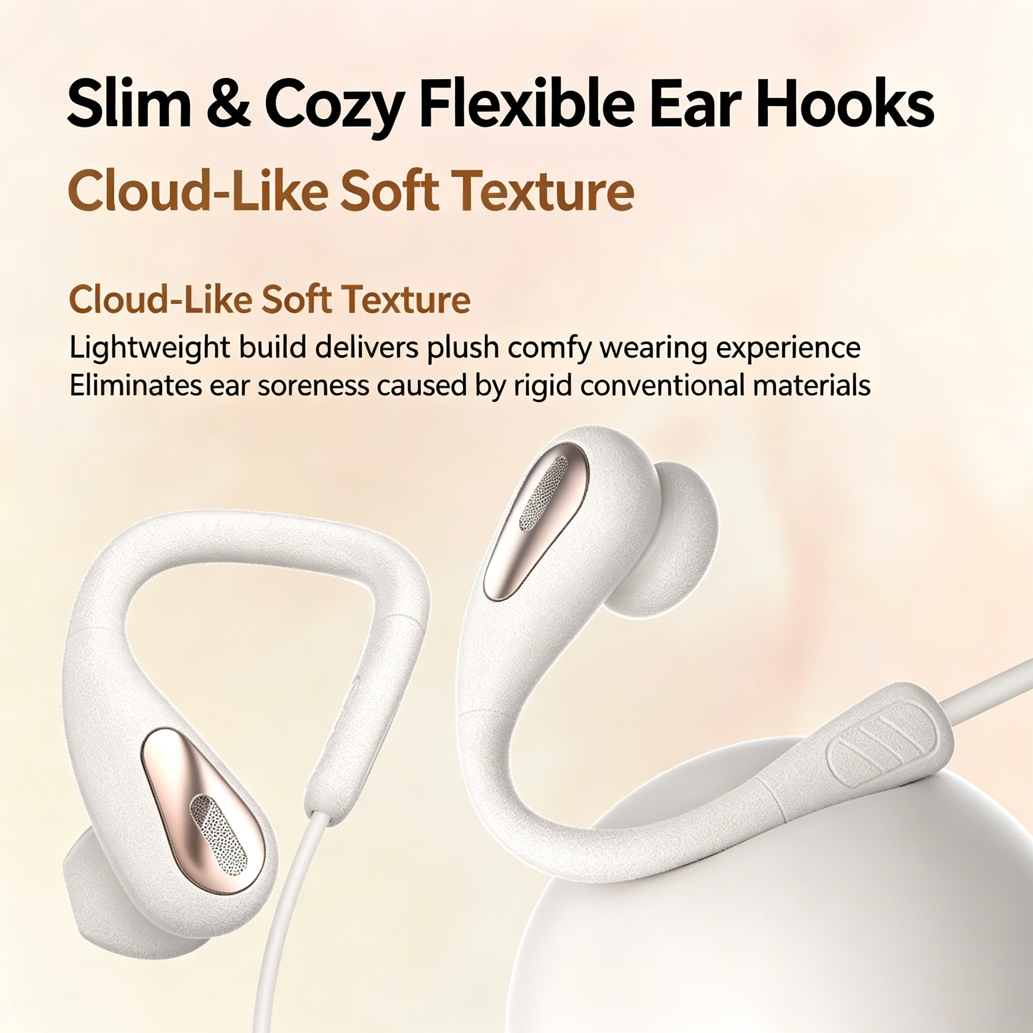 3.5mm&Type-C Ear-Hook Wired Sp - Sports Earphone Hook ulasan dan harga