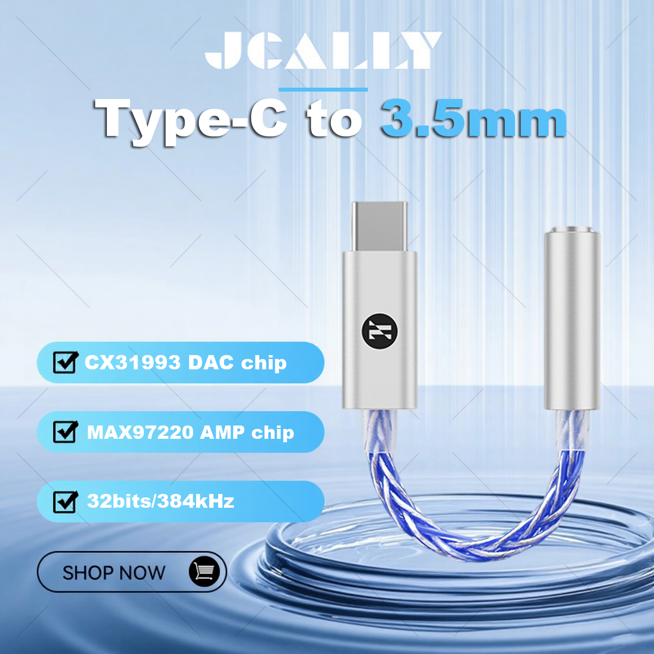 JCALLY JM6 Pro Type-C to 3.5mm - Usb C Earphone ulasan dan harga
