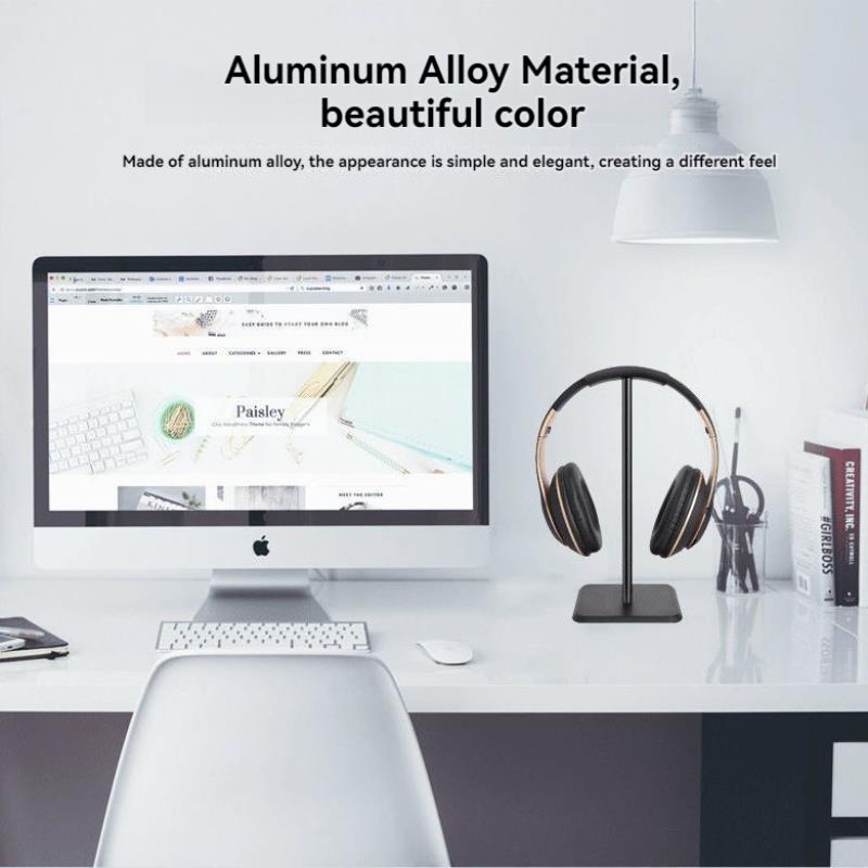 Head-Mounted Headphone Stand S - Headphone Stand Desk ulasan dan harga