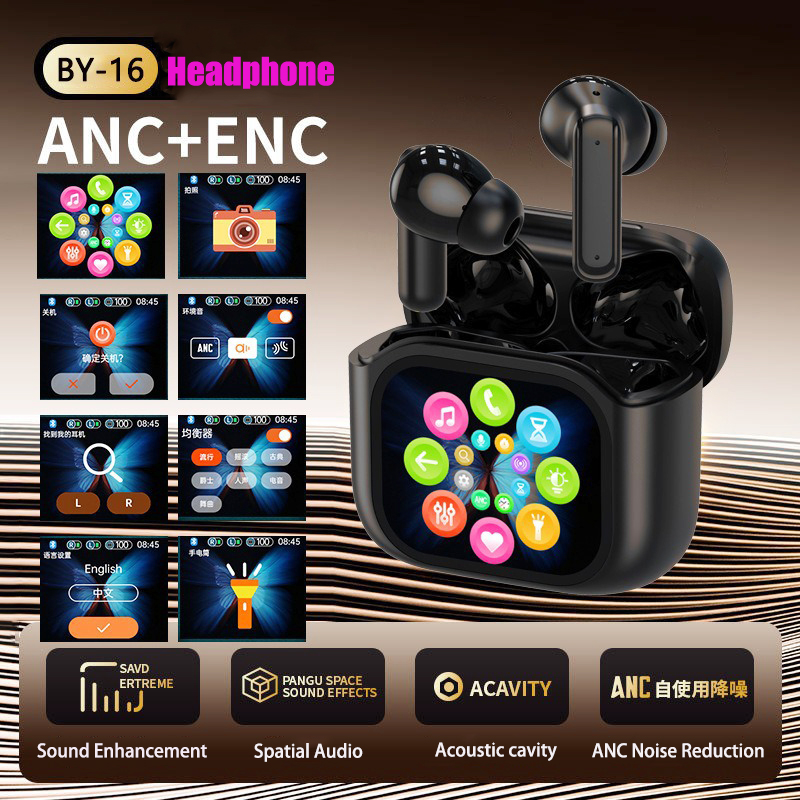 2025 AI Translation Bluetooth  - Noise Cancelling Headphone ulasan dan harga