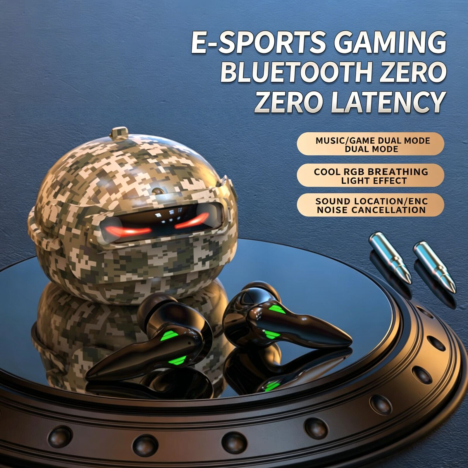 Helmet Style Gaming  Wireless  - Gaming Headset Rgb ulasan dan harga