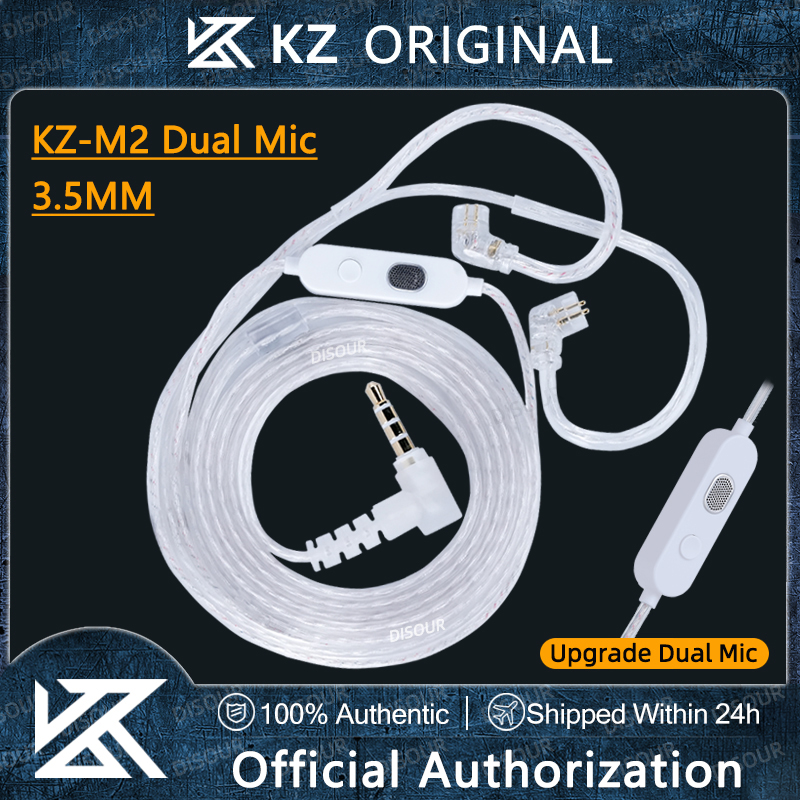 KZ-M2 OFC Silver-Plated Earpho - Wired Earphone Mic ulasan dan harga