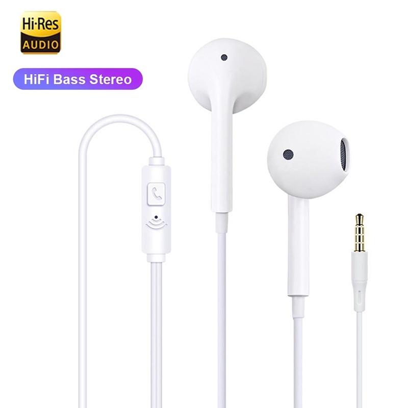 Universal Earphone 3.5mm Jack  - Wired Earphone Mic ulasan dan harga