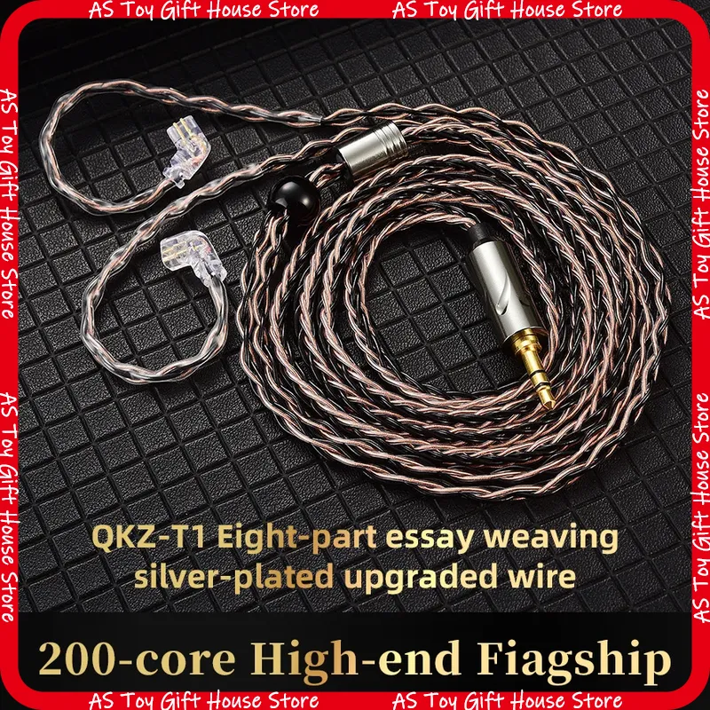 Qkz Headphone Upgrade Cable T1 - Audiophile Headphone Wired ulasan dan harga