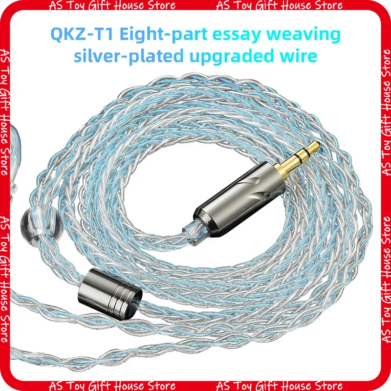 Qkz Headphone Upgrade Cable T1 - Audiophile Headphone Wired ulasan dan harga