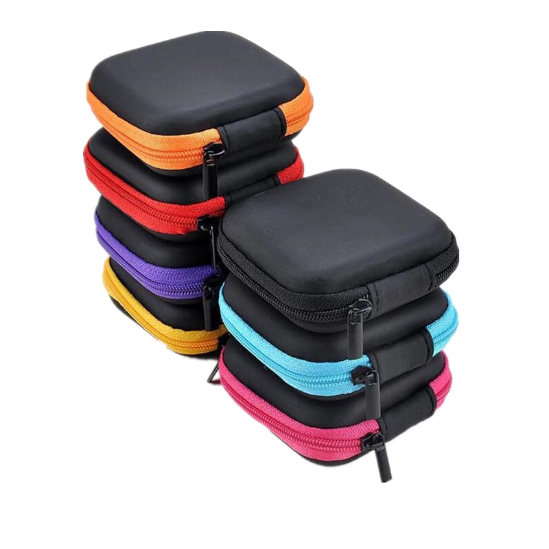 1pc Portable Zipper Earphone C - Earbuds Charging Case ulasan dan harga