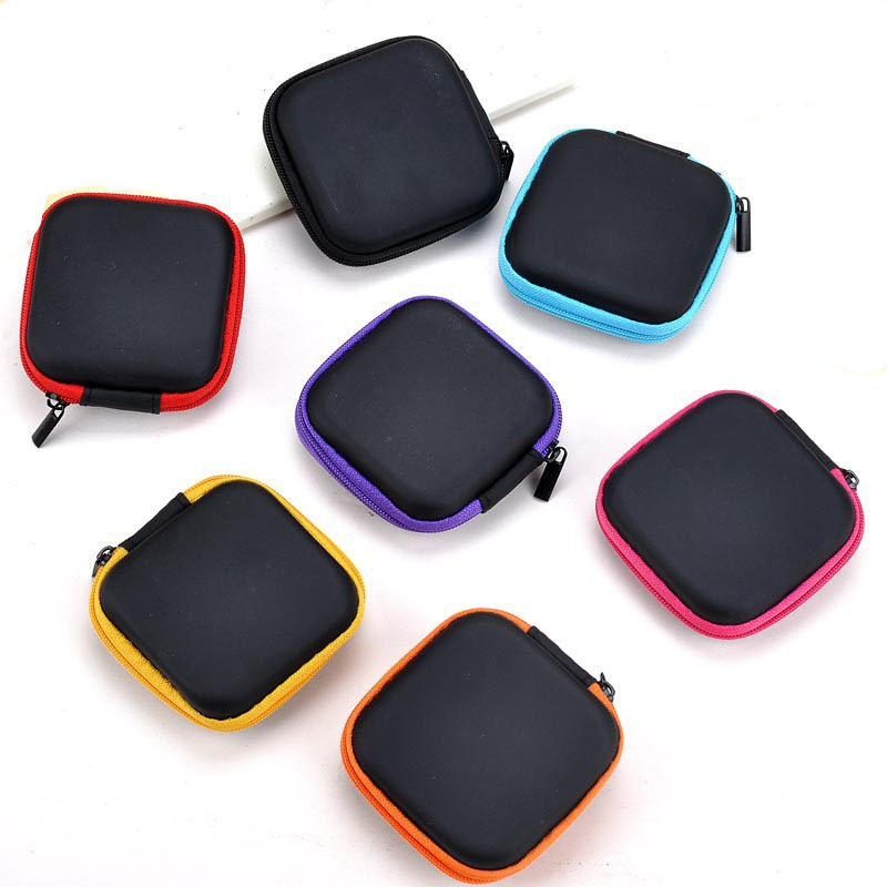 1pc Portable Zipper Earphone C - Earbuds Charging Case ulasan dan harga
