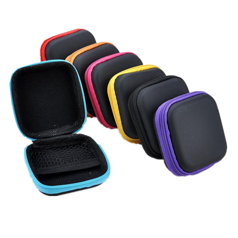 1pc Portable Zipper Earphone C - Earbuds Charging Case ulasan dan harga