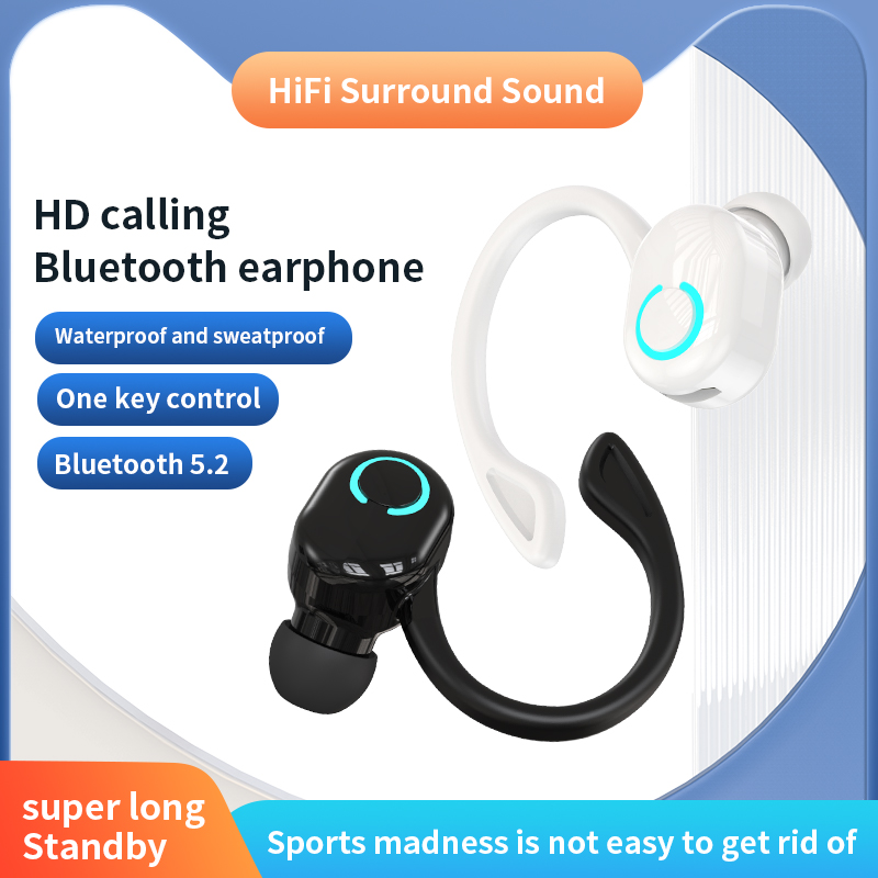 VAORLO Bluetooth 5.2 Earphone  - Sports Earphone Hook ulasan dan harga