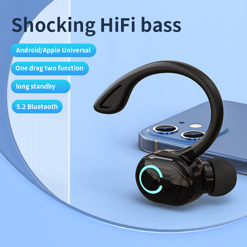 VAORLO Bluetooth 5.2 Earphone  - Sports Earphone Hook ulasan dan harga