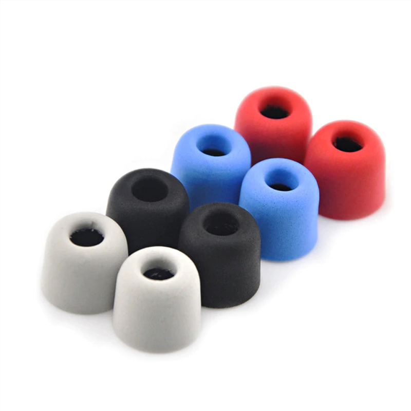 Wooeasy 4 Pairs 5mm T400 Noise - Earphone Foam Tip ulasan dan harga