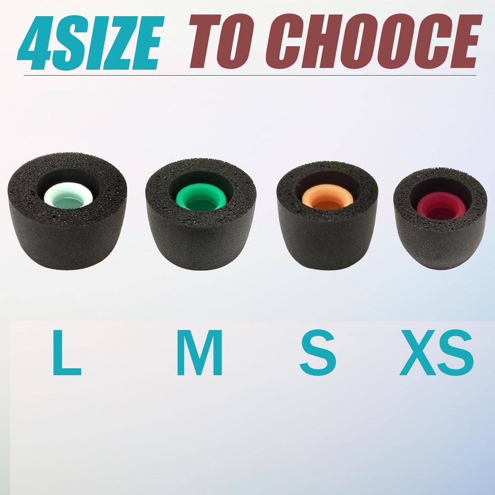 6PCS  Memory Foam Ear Tips Cus - Earphone Foam Tip ulasan dan harga